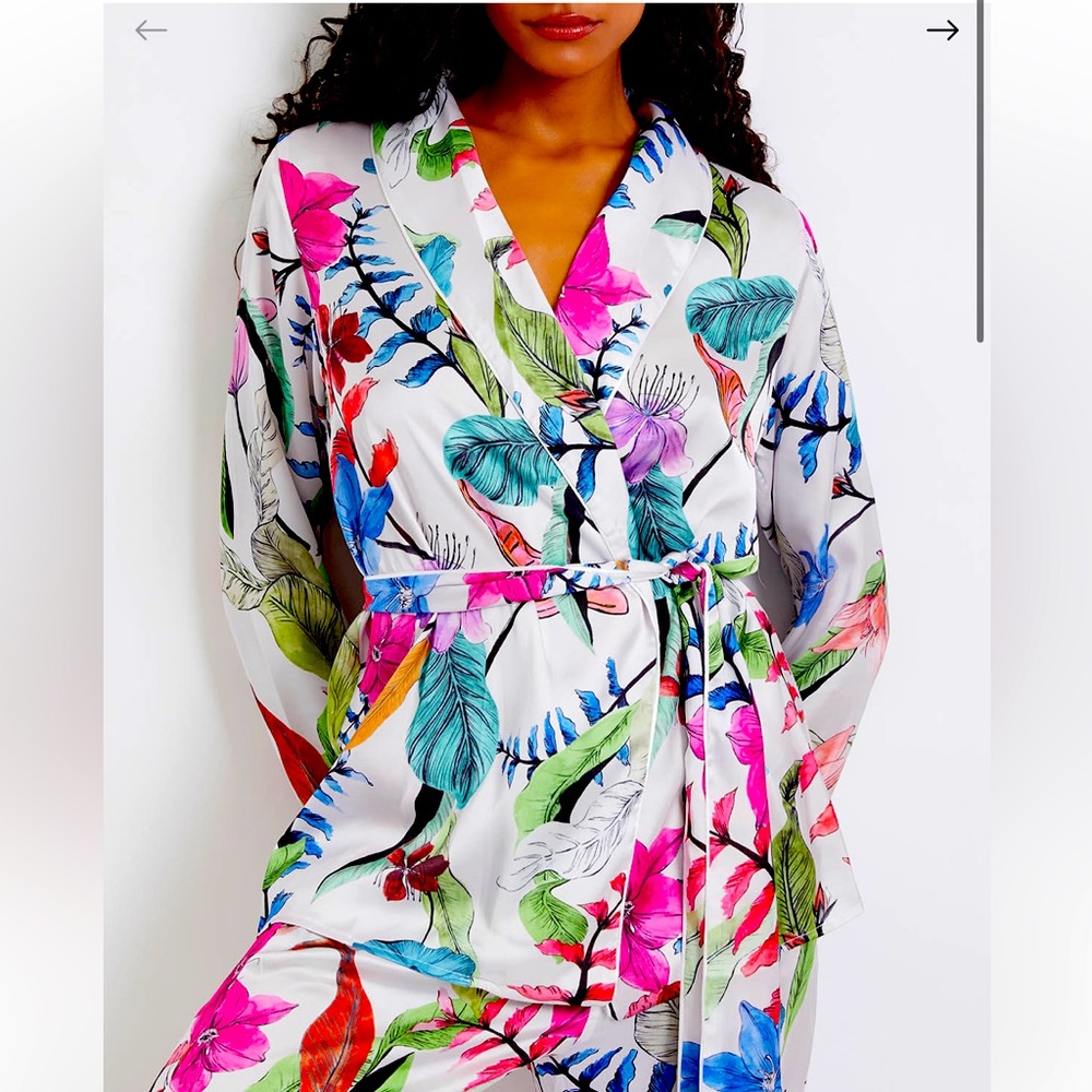 PatBo Zamia floral 2 piece pajama pants set XS S